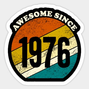 Awesome since 1976 vintage Sticker